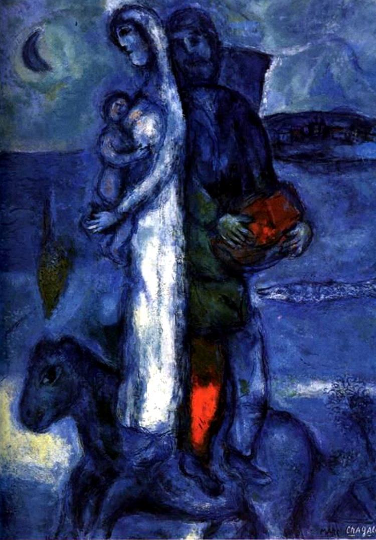 Fischerfamilie Zeitgenosse Marc Chagall Ölgemälde